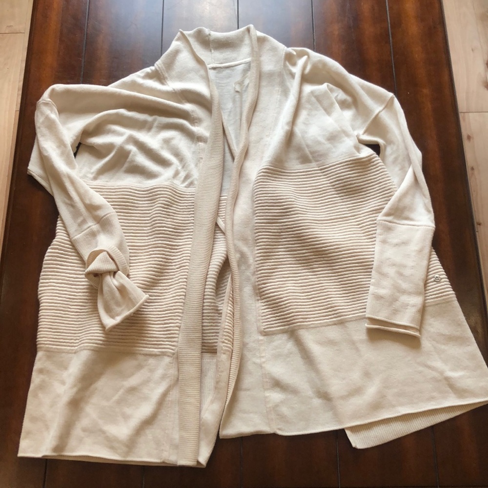 Lululemon “Sit In Lotus Wrap” sweater!
